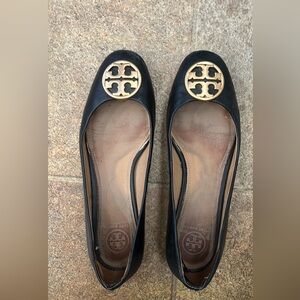 Tory Burch black flat, 7.5, good used